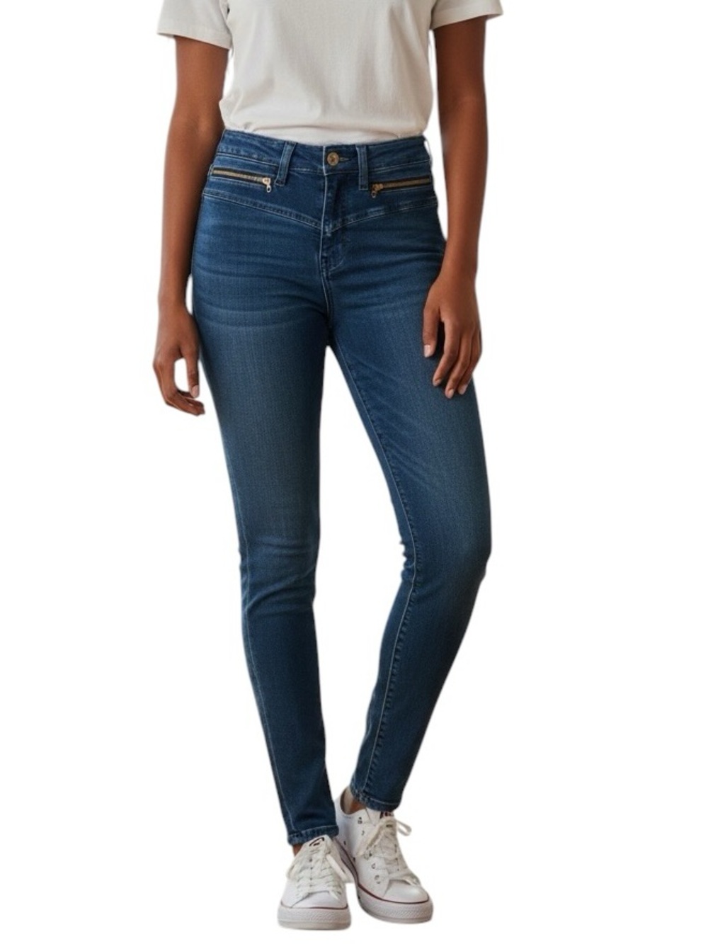 Levi's 721 High Rise Skinny Ankle Jeans in Indigo Blue